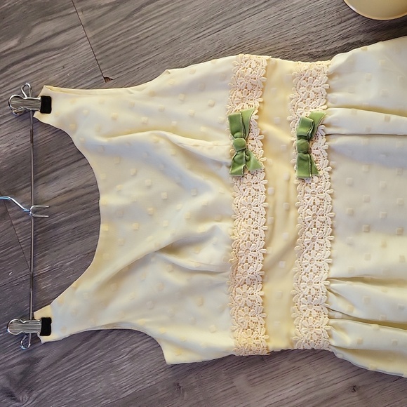 Dress l vintage l union model cream colour l Ladies l size 2 - Picture 4 of 8